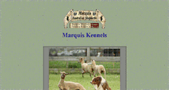 Desktop Screenshot of marquiskennels.com